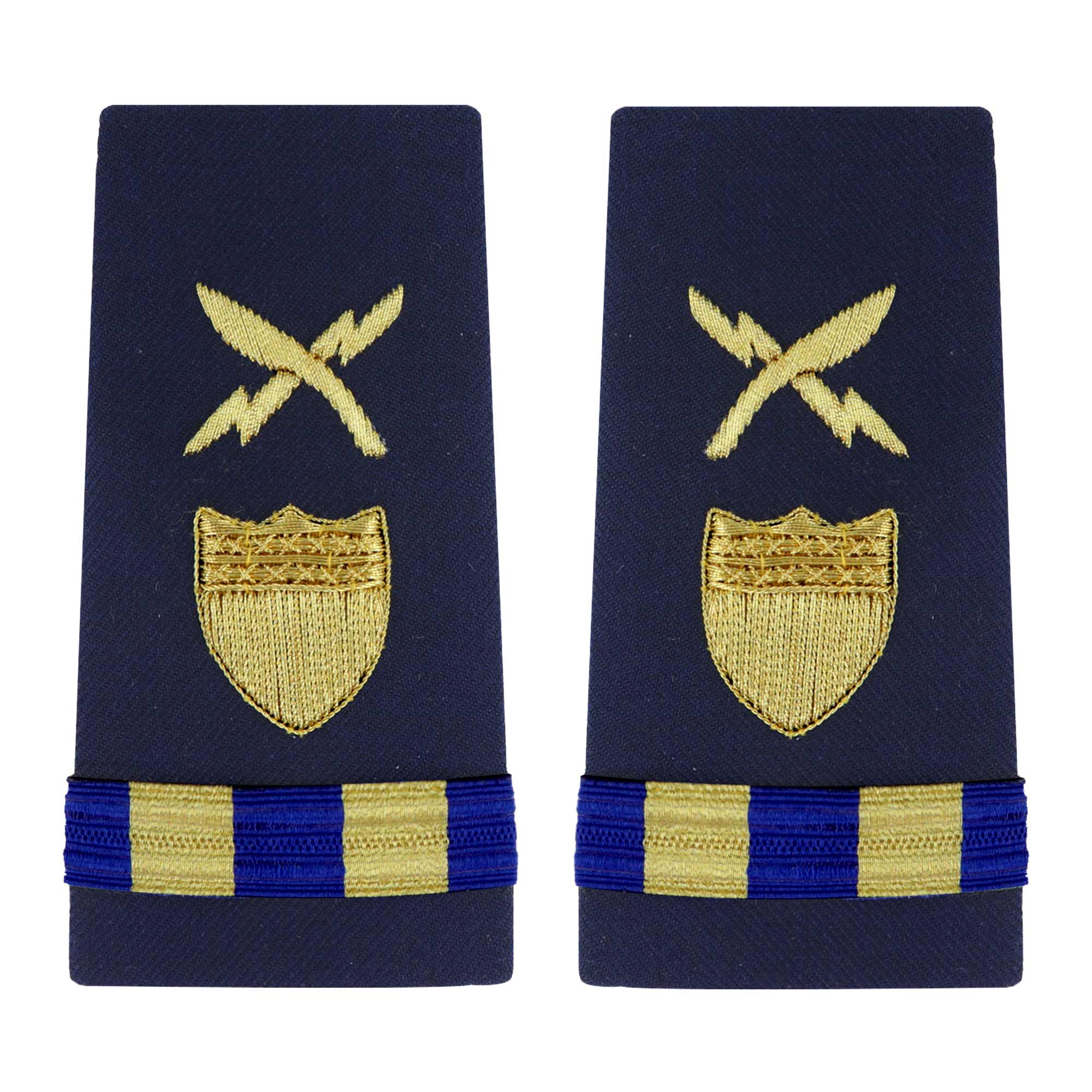 Coast Guard Shoulder Board: Enhanced Warrant Officer 2 Intelligence Systems Specialist
