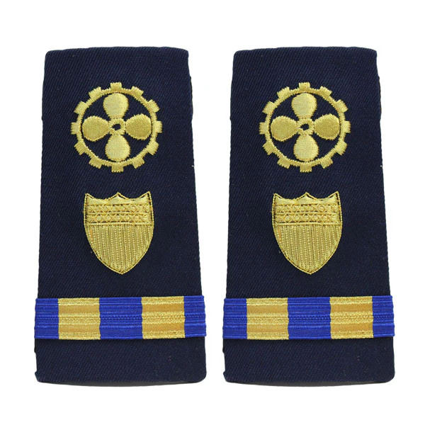 Coast Guard Shoulder Board: Enhanced Warrant Officer 2 Marine Safety Specialist Engineer