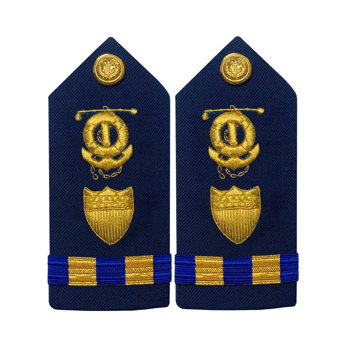 Coast Guard Shoulder Board: Warrant Officer 2 Marine Safety Specialist Deck - Female