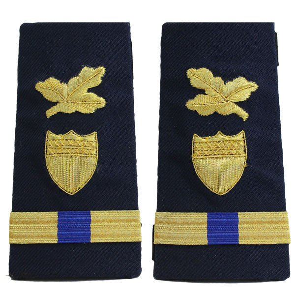 Coast Guard Shoulder Board: Enhanced Warrant Officer 4 Finance and Supply