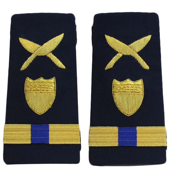 Coast Guard Shoulder Board: Enhanced Warrant Officer 4 Personnel Administration