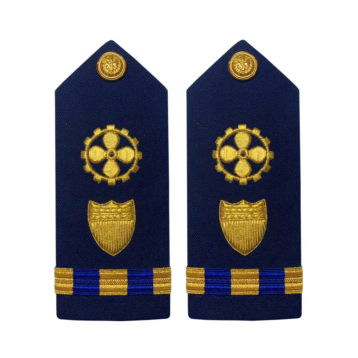 Coast Guard Shoulder Board: Warrant Officer 3 Marine Safety Specialist Engineer