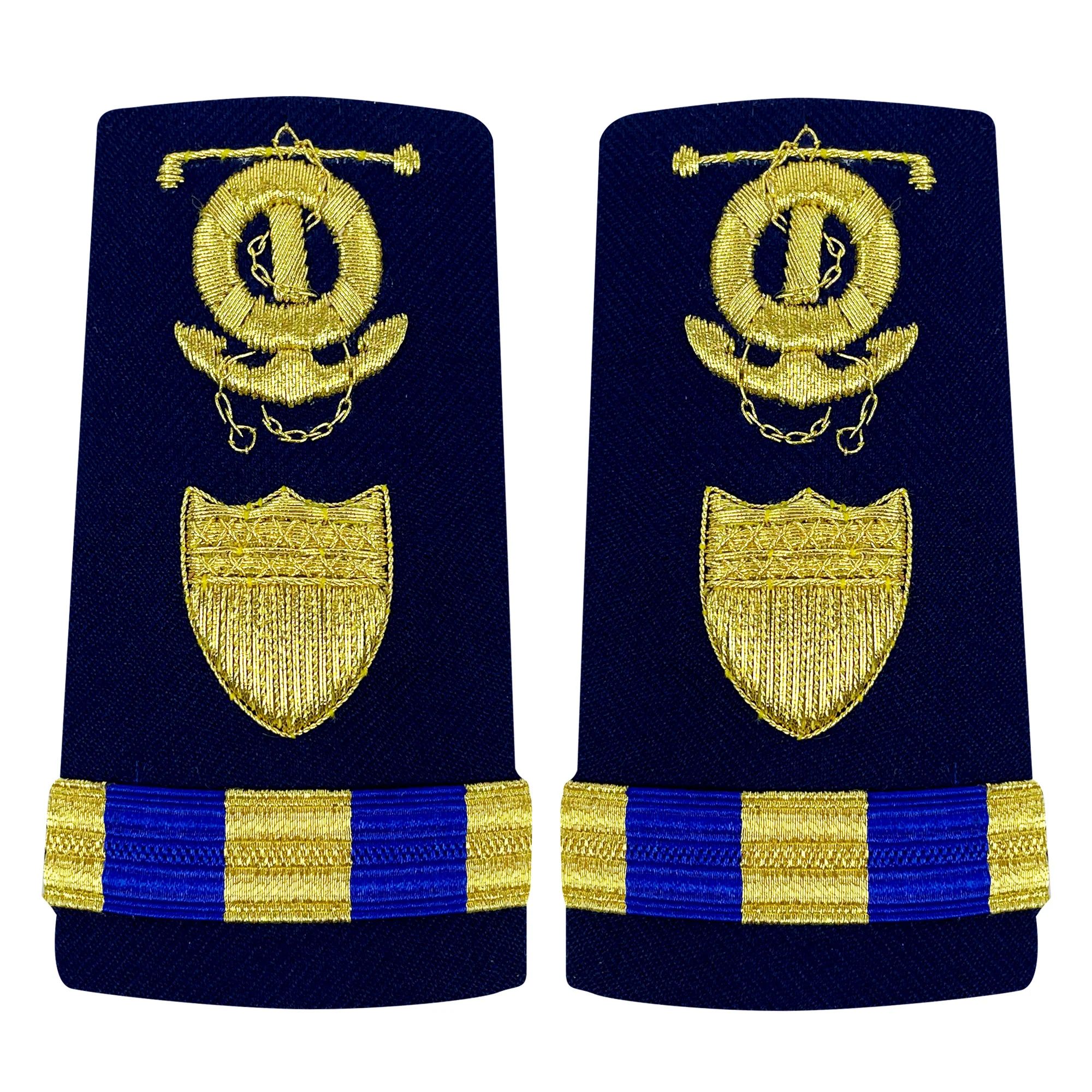 Coast Guard Shoulder Board: Warrant Officer 3 Marine Safety Specialist Deck - Female