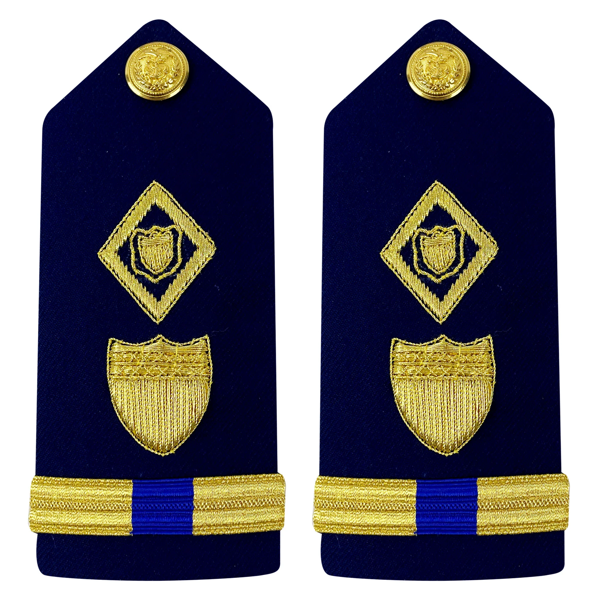 Coast Guard Shoulder Board: Warrant Officer 4 Maritime Law Enforcement - Male