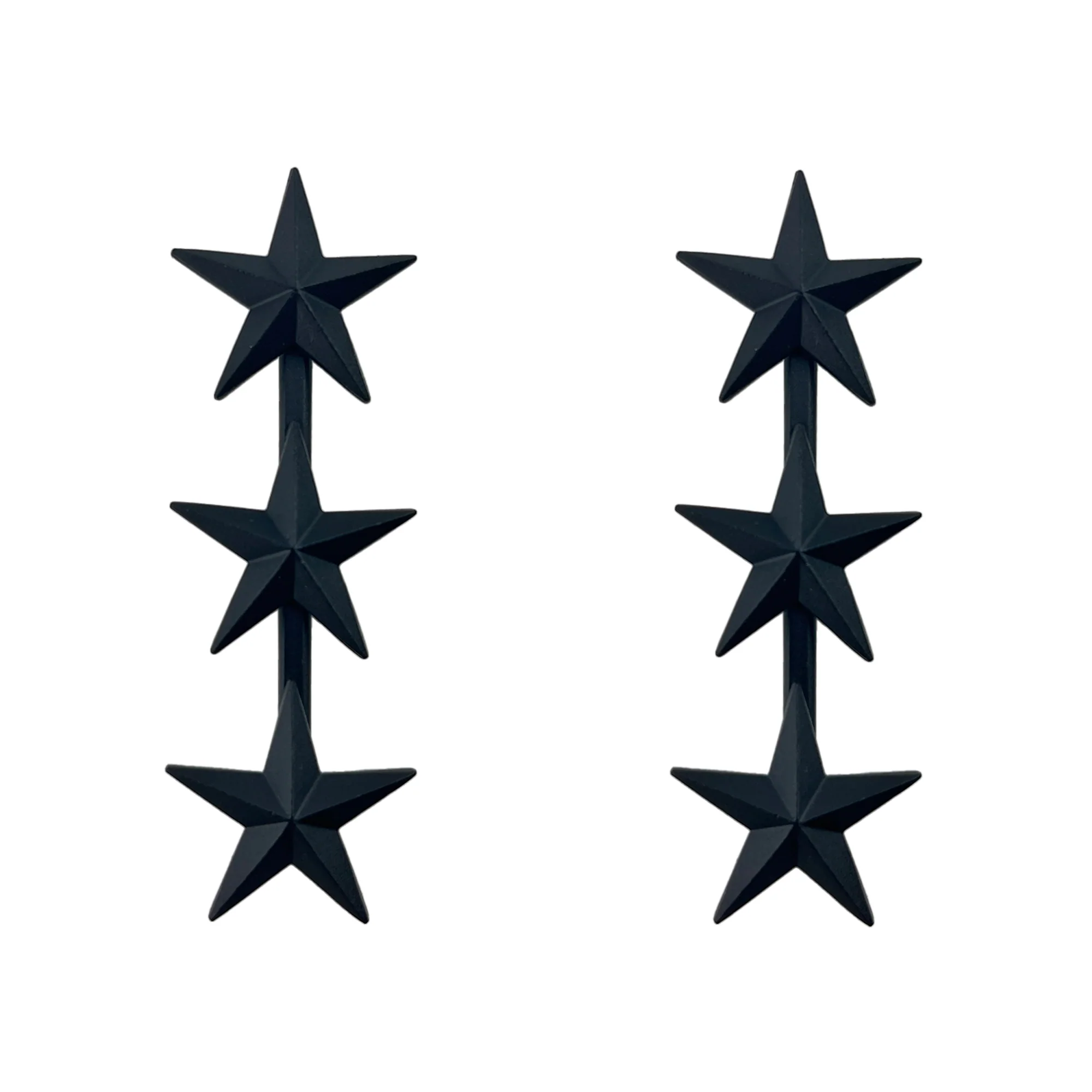 Coat Device: Vice Admiral - three star point to center, subdued metal