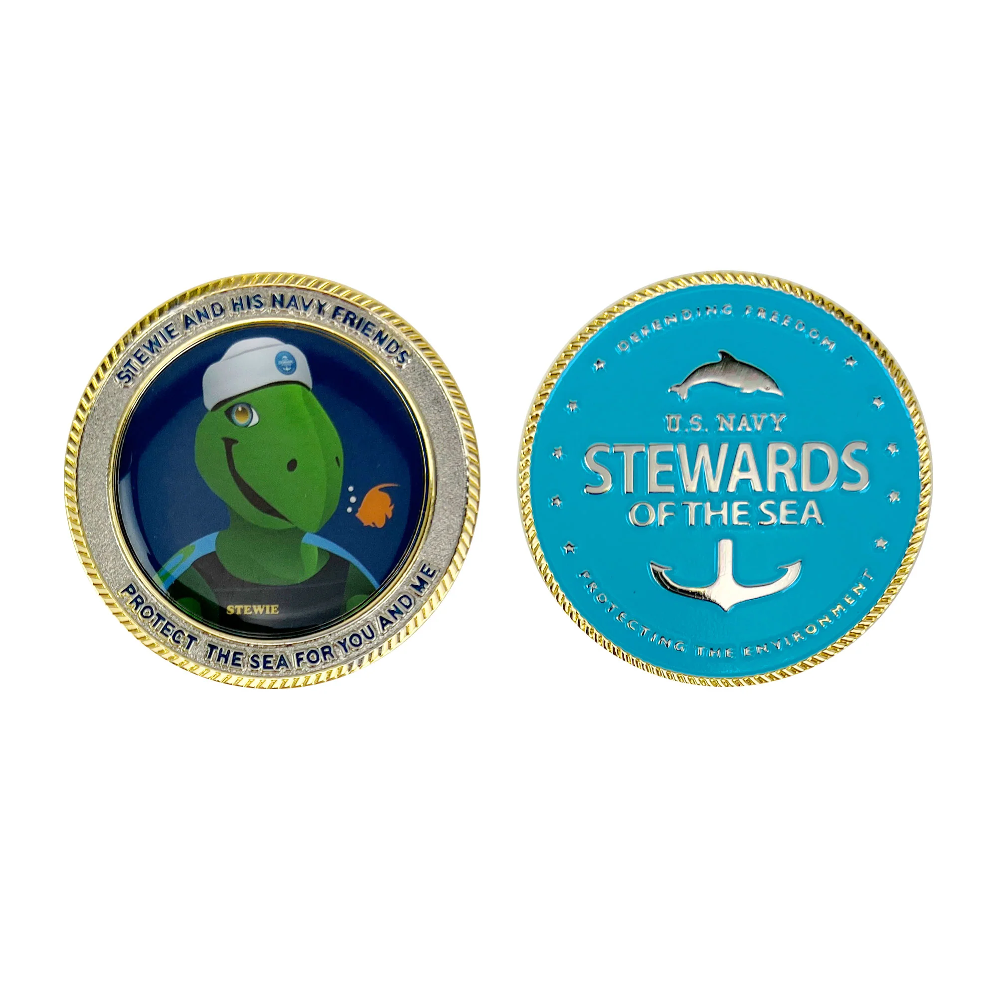Coin 2" Stewards of the Sea