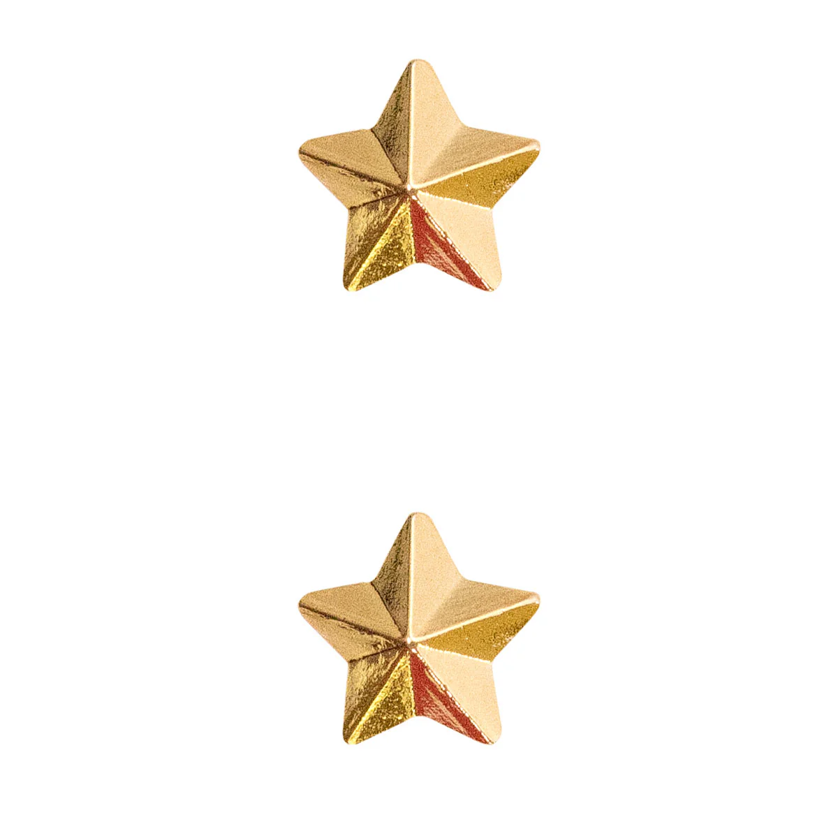 Ribbon Attachments: Star - 5/16 inch gold