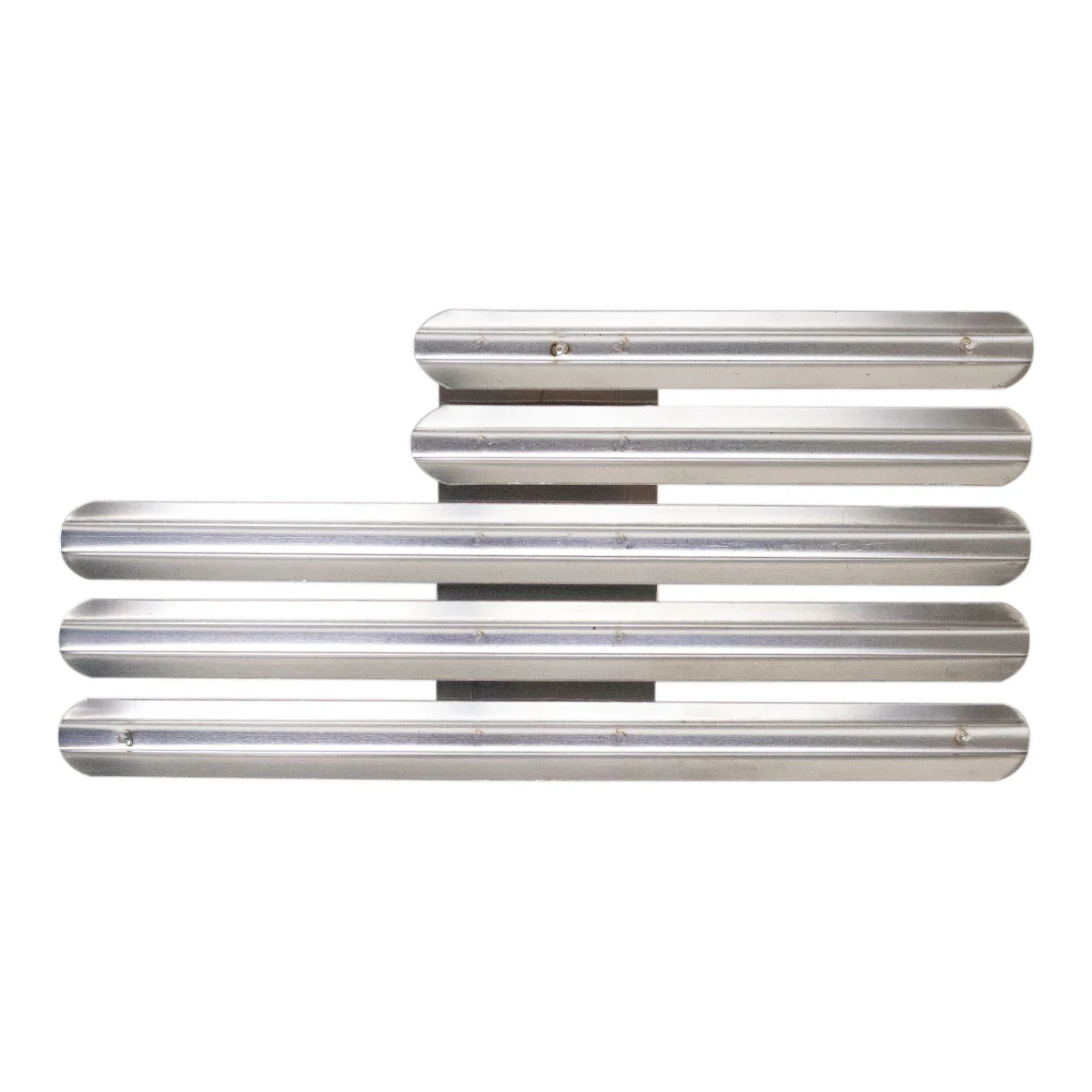 Ribbon Mounting Bar: Fits 13 Ribbons Staggered Right - metal