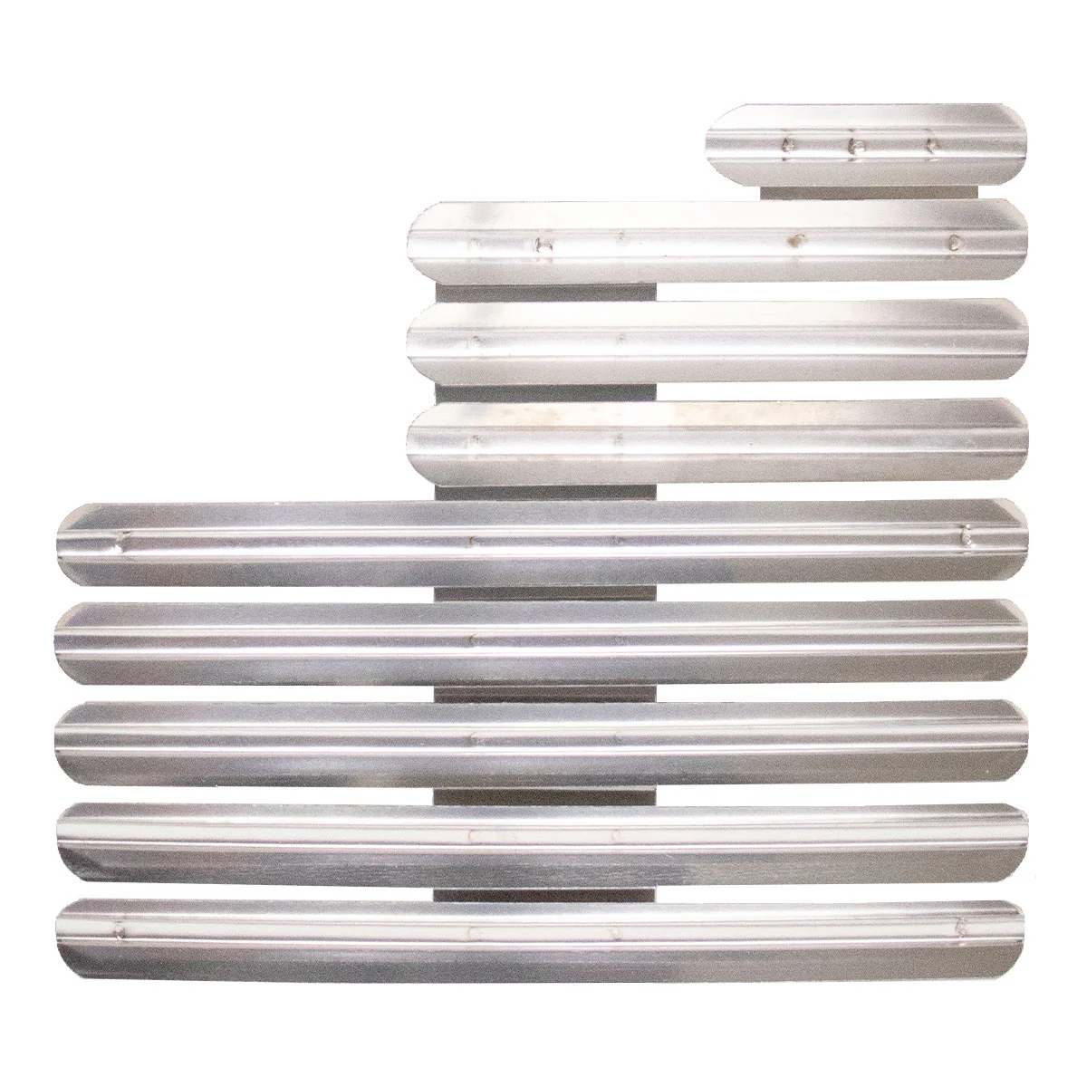 Ribbon Mounting Bar: Fits 22 Ribbons Staggered Right - metal