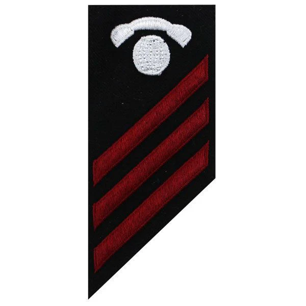 Navy E-3 Combo Rate: Inter-Communications Electrician on blue serge