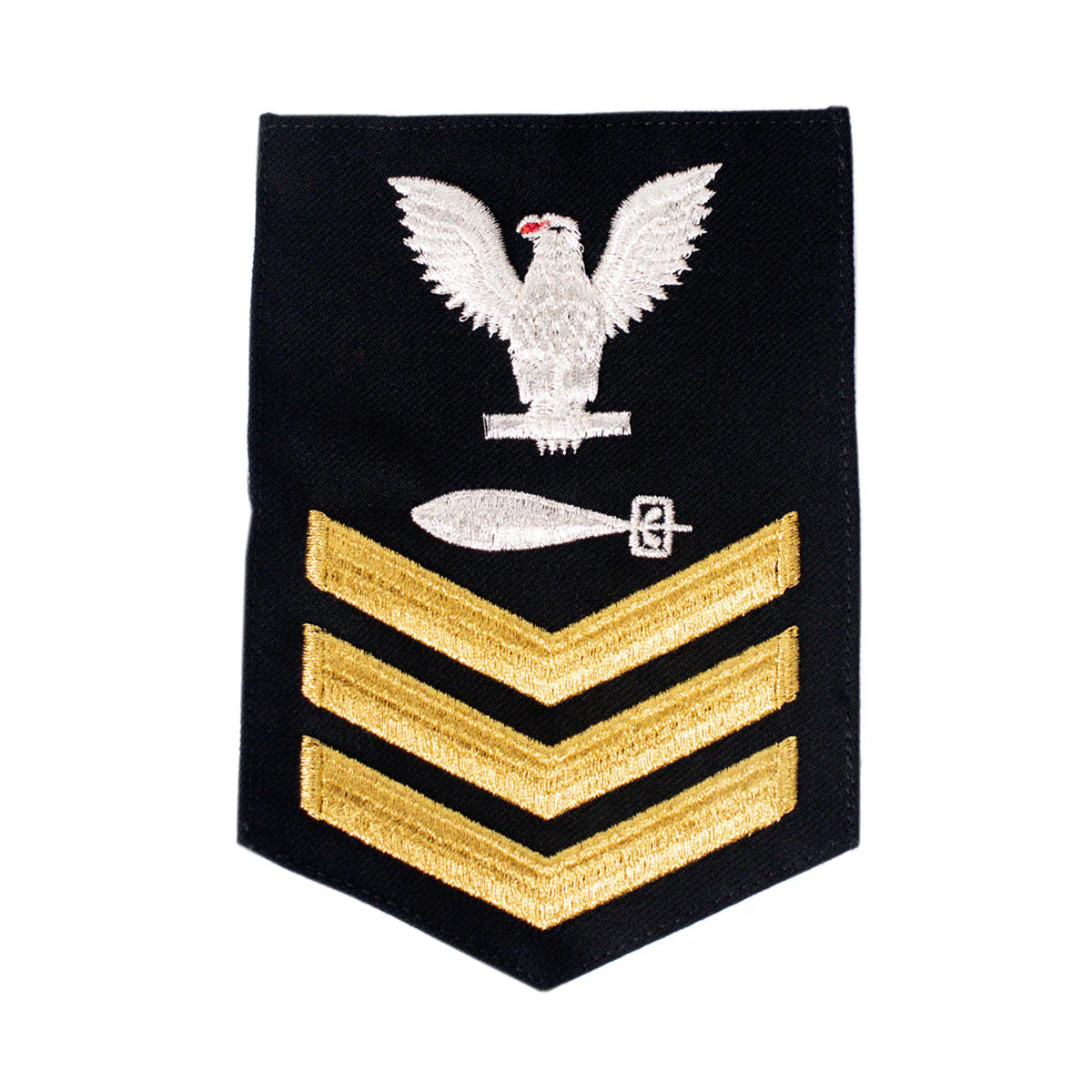 Navy E6 MALE Rating Badge: Torpedoman - blue - Image 2