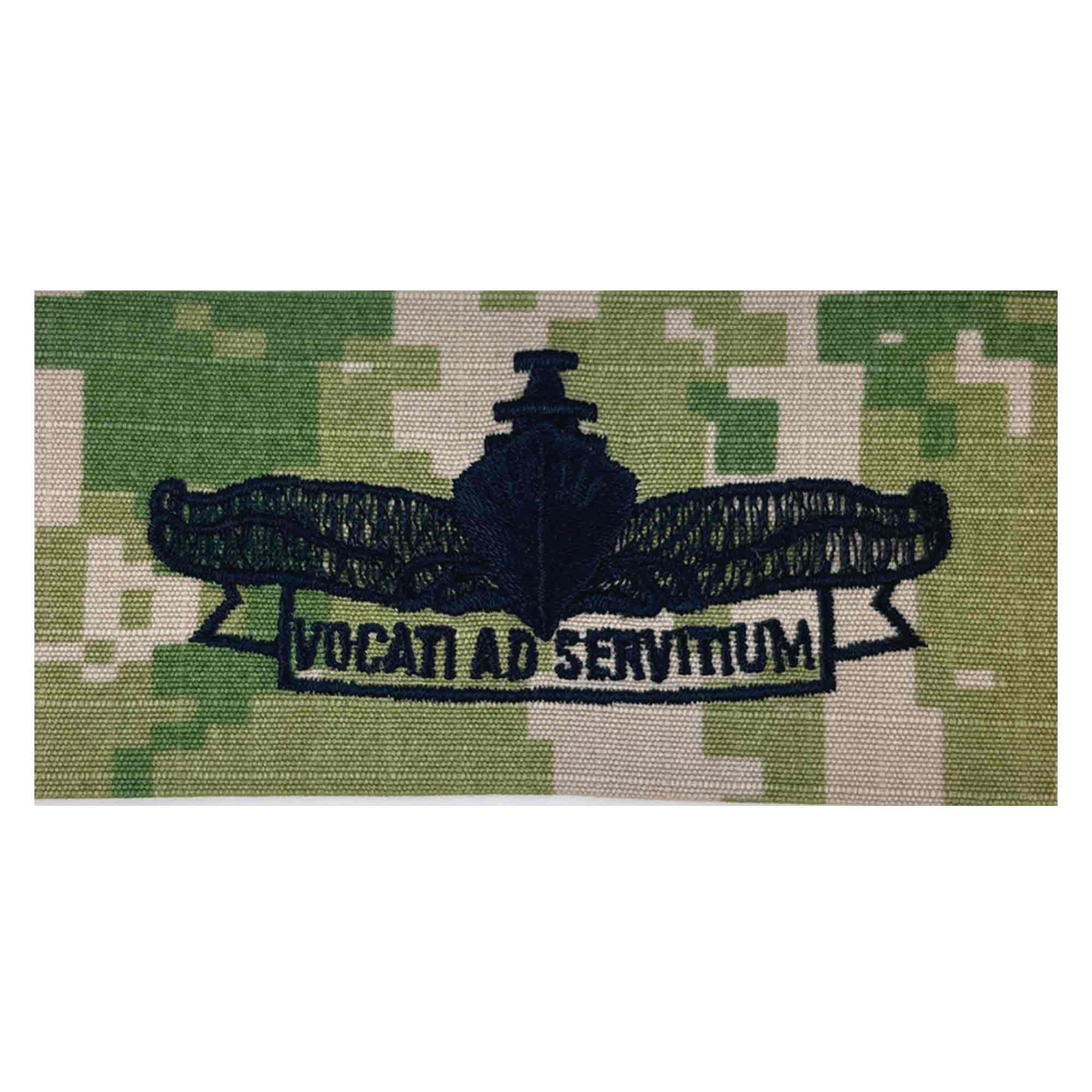 Navy Embroidered Badge: Surface Chaplain Officer - Woodland Digital NWUIII