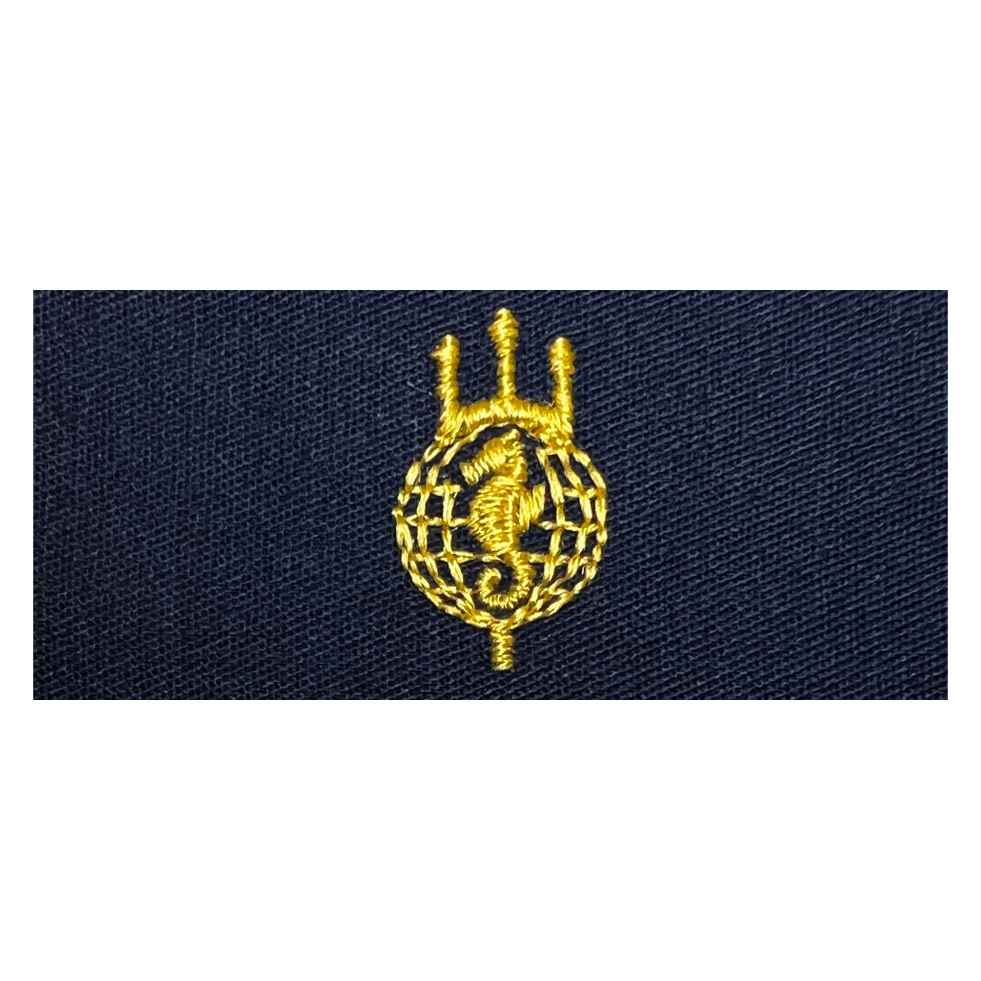 Navy Embroidered Collar Device: Acoustic Technician - coverall