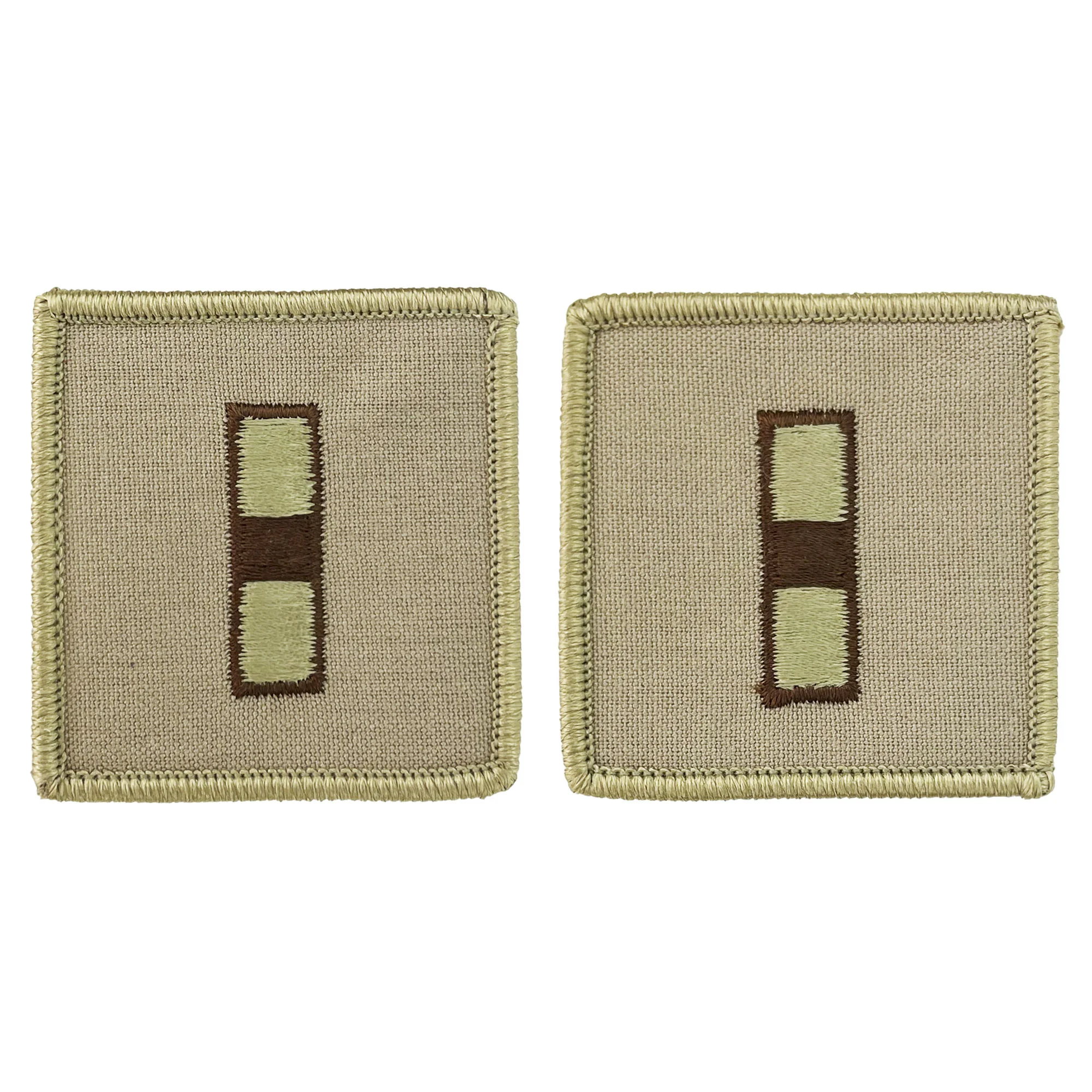 Navy Embroidered Rank: Warrant Office 1 - Desert (NON-RETURNABLE)