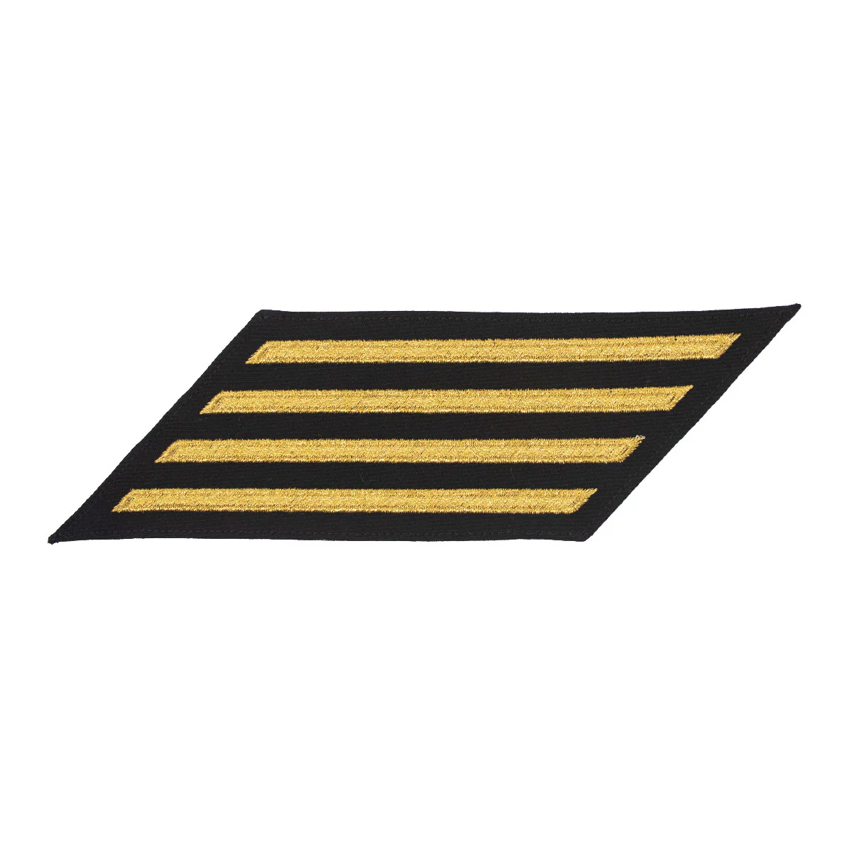 Navy Hash Marks: Seaworthy Gold on Serge - female, set of 4 - New Serge for Jumper