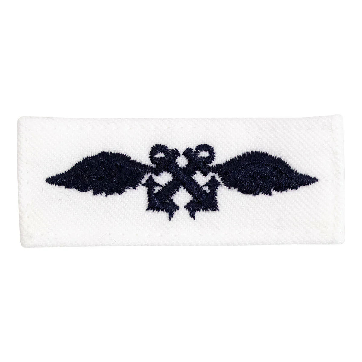 Navy Rating Badge: Striker Mark for AB Aviation Boatswains Mate - white CNT for dress uniforms