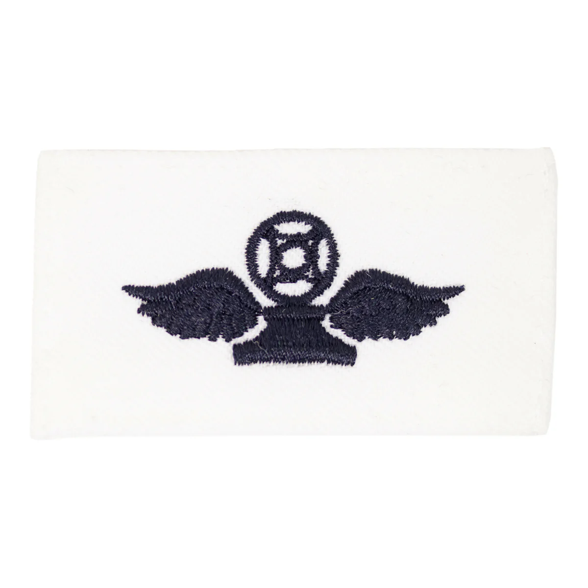 Navy Rating Badge: Striker Mark for AC Air Traffic Control - white CNT for dress uniforms