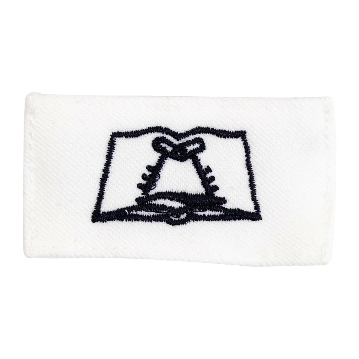 Navy Rating Badge: Striker Mark for CS Culinary Specialist - white CNT for dress uniforms