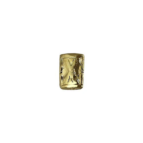NO PRONG Ribbon Attachments: Hourglass - gold