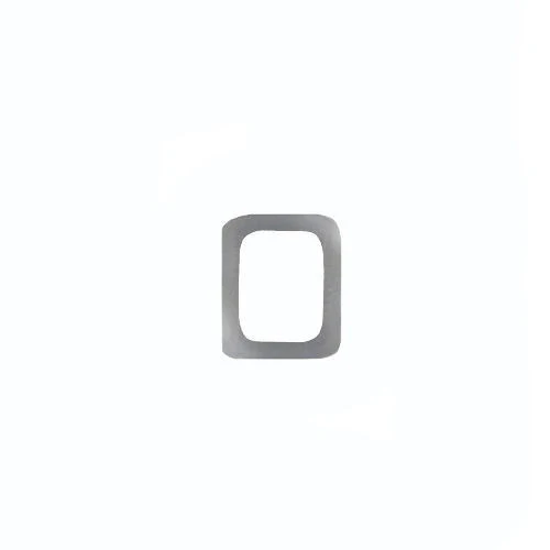 NO PRONG Ribbon Attachments: Letter O - silver