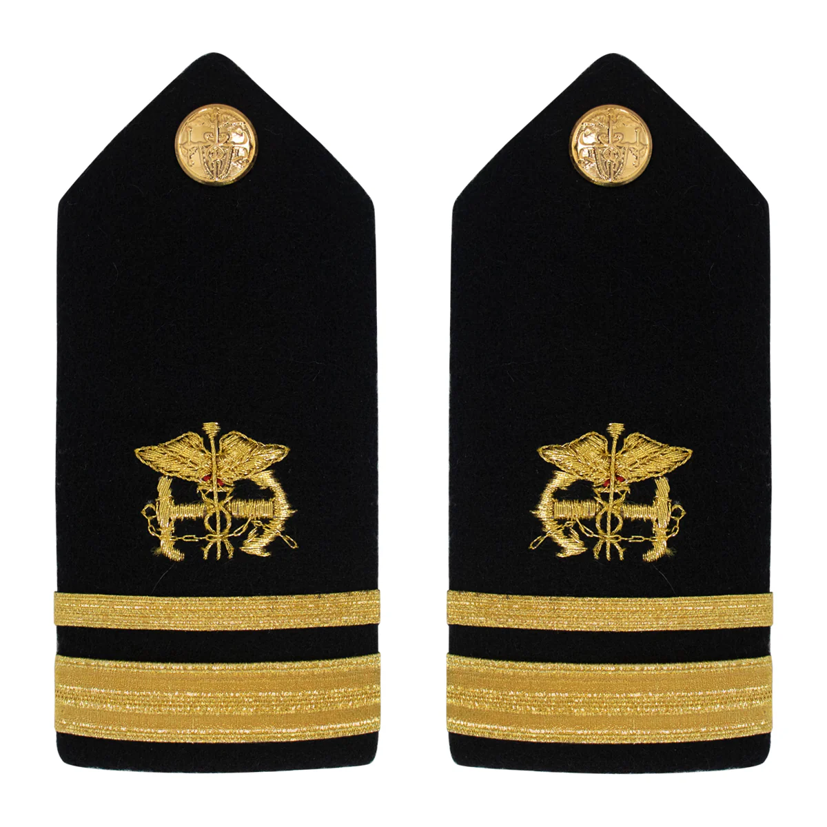 Public Health Service PHS FEMALE Hard Shoulder Board: Lieutenant Junior Grade