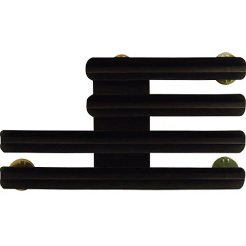 Ribbon Mounting Bar: 10 Ribbons Staggered Right - ⅛ inch space