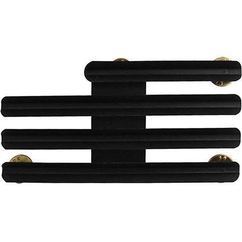 Ribbon Mounting Bar: 11 Ribbons Staggered Right - ⅛ inch space