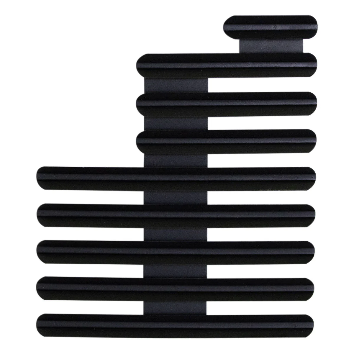 Ribbon Mounting Bar: 22 Ribbons Staggered Right - ⅛ inch space