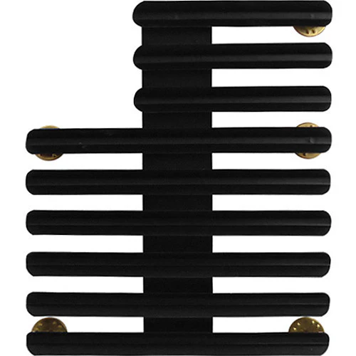 Ribbon Mounting Bar: 24 Ribbons Staggered Right - ⅛ inch space