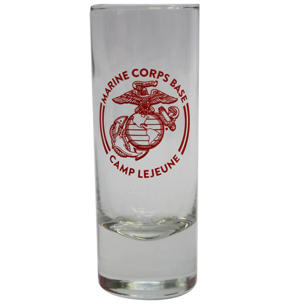 Shot Glass: Shooter 2.5oz Camp Lejeune