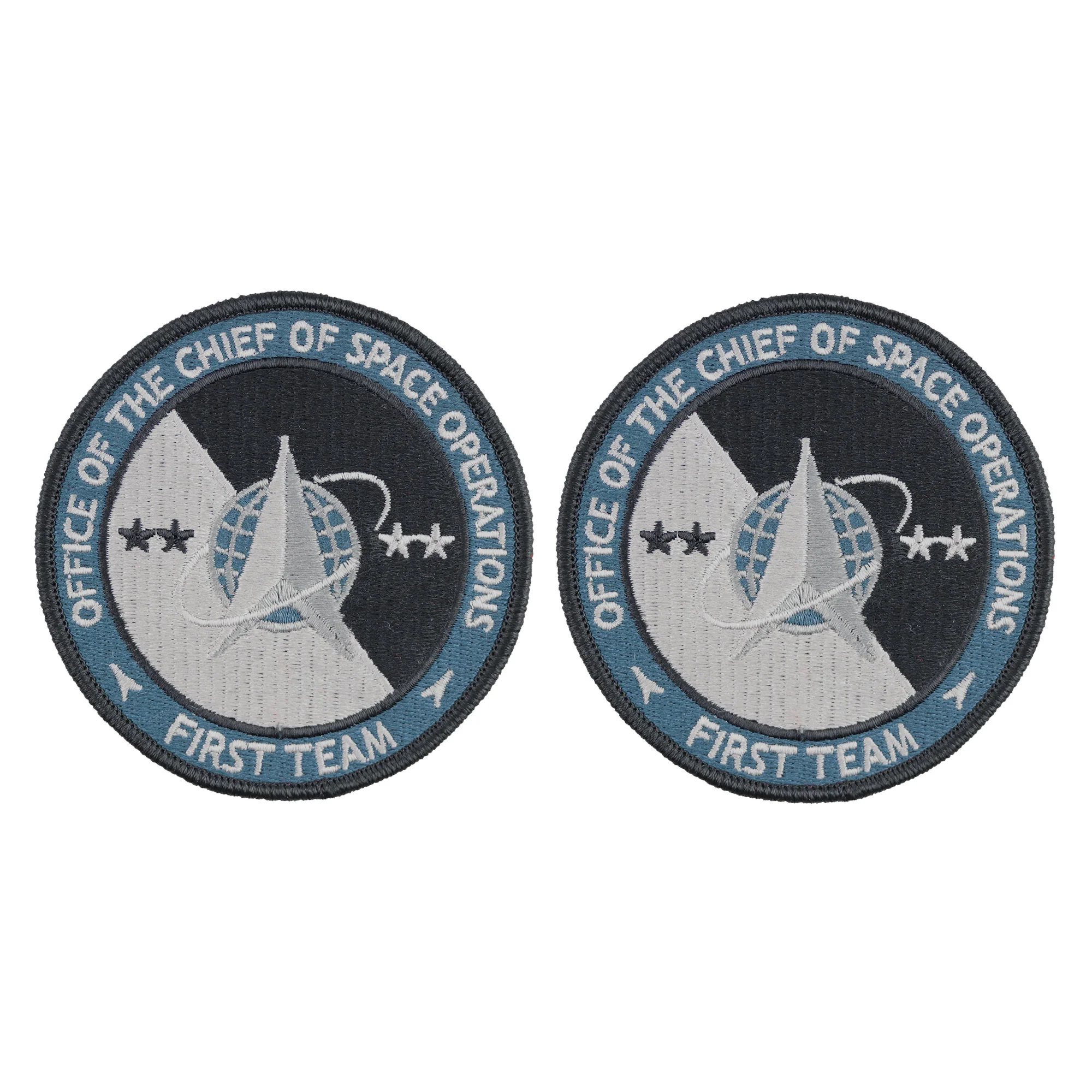 U.S Space Force Patch Office of the Chief of Space Operations with hook: First Team - color