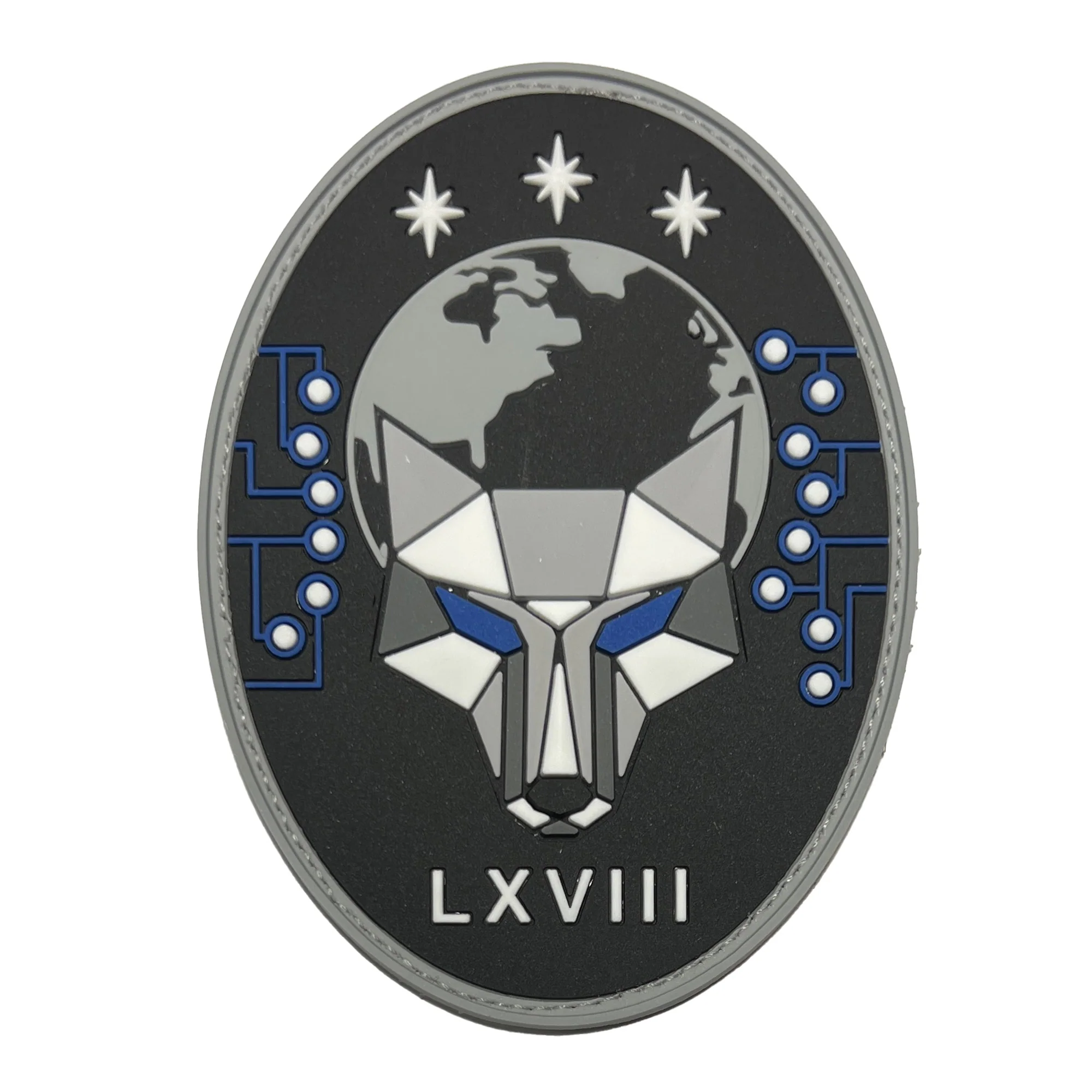 U.S. Space Force PVC Patch 68th Cyberspace Squadron with hook