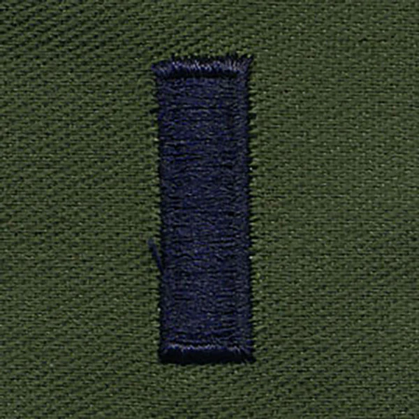 Air Force Embroidered Rank: First Lieutenant - subdued fatigue (NON-REFUNDABLE)