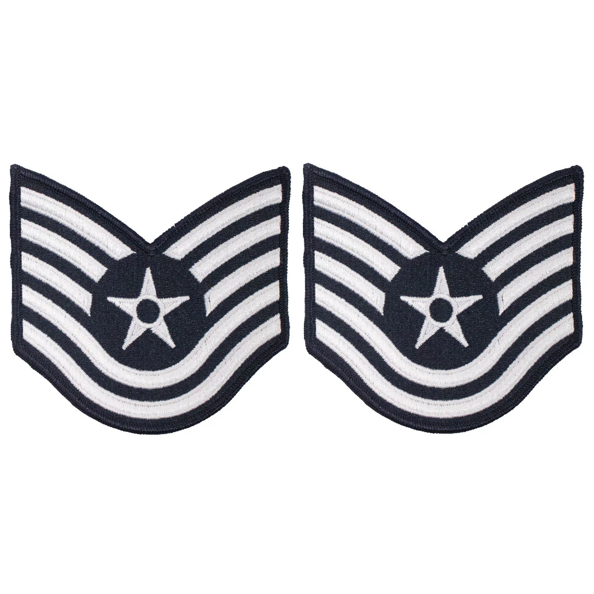 Air Force Embroidered Chevron: Technical Sergeant - large color