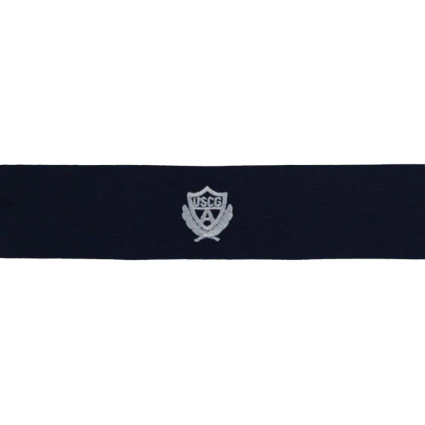 Coast Guard Auxiliary Embroidered Badge: Past Officer - Ripstop fabric