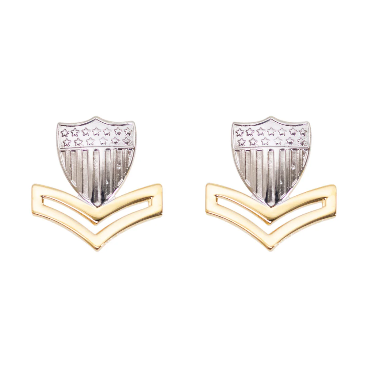 Coast Guard Metal Collar Device: E5 Petty Officer