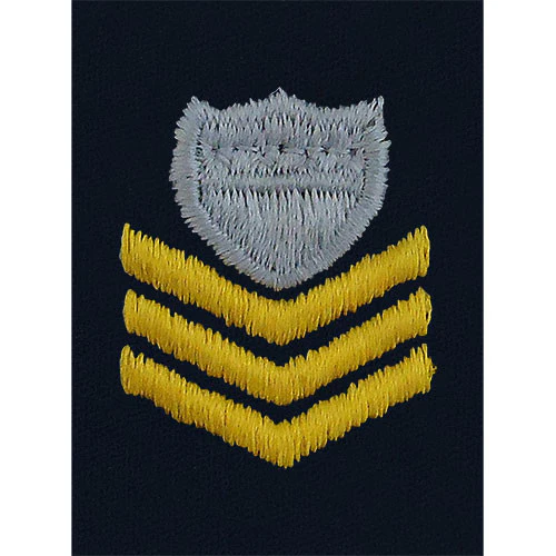 Coast Guard Embroidered Parka Tab: E6 Petty Officer