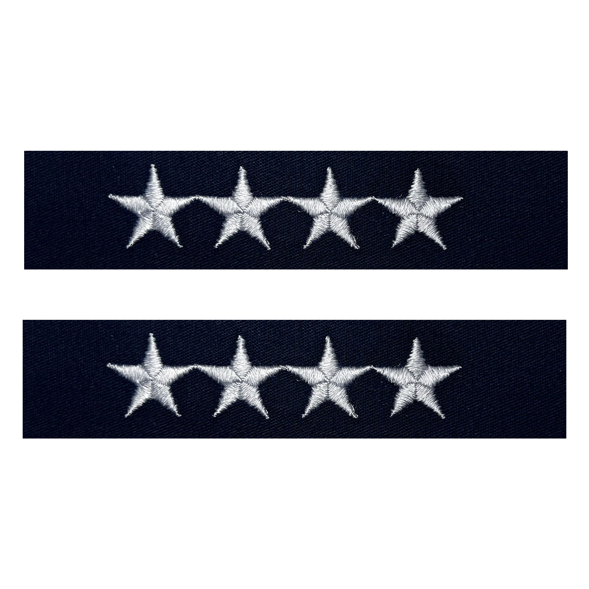 Navy Embroidered Collar Device: Admiral - embroidered on coverall