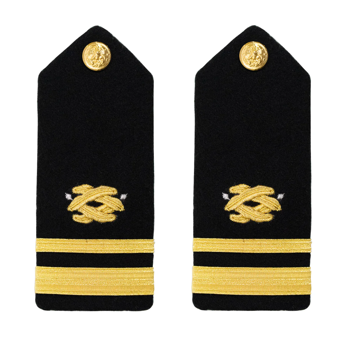 Navy Shoulder Board: Civil Engineer LTJG- male
