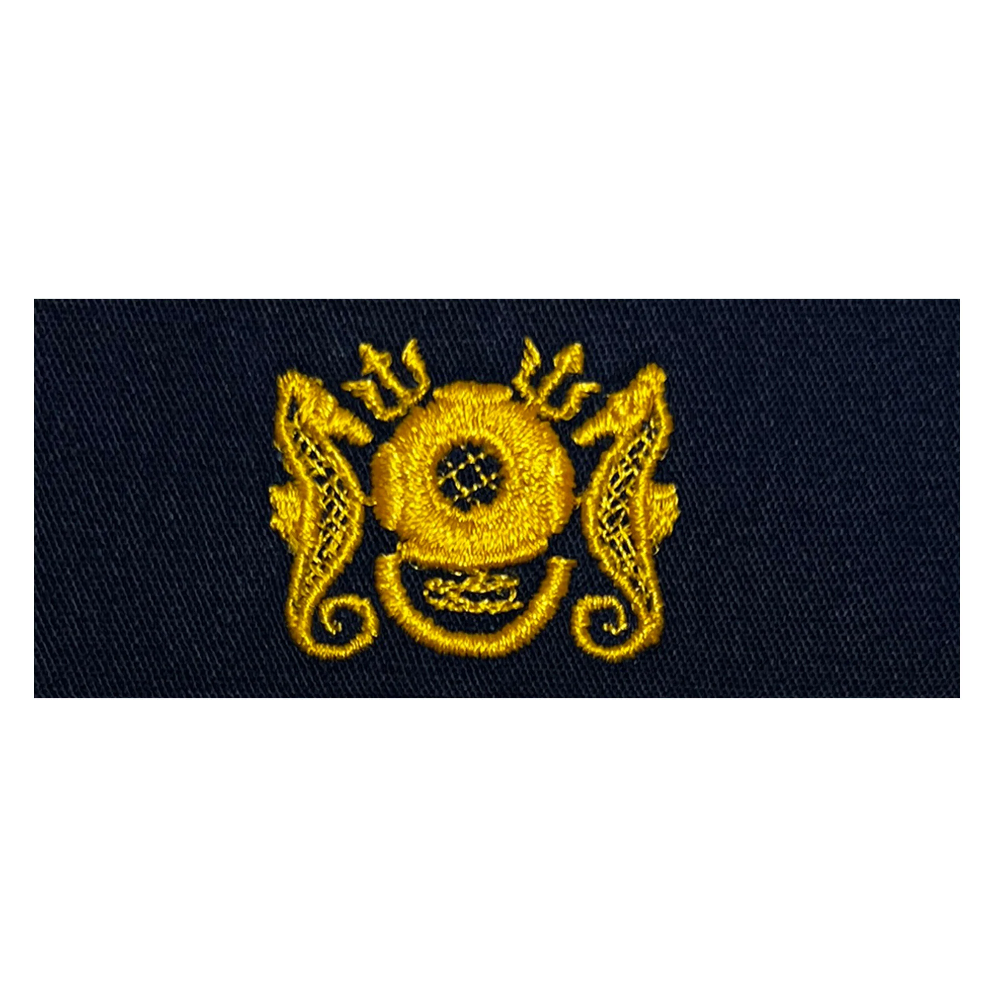 Navy Embroidered Badge: Diving Officer - embroidered on coverall