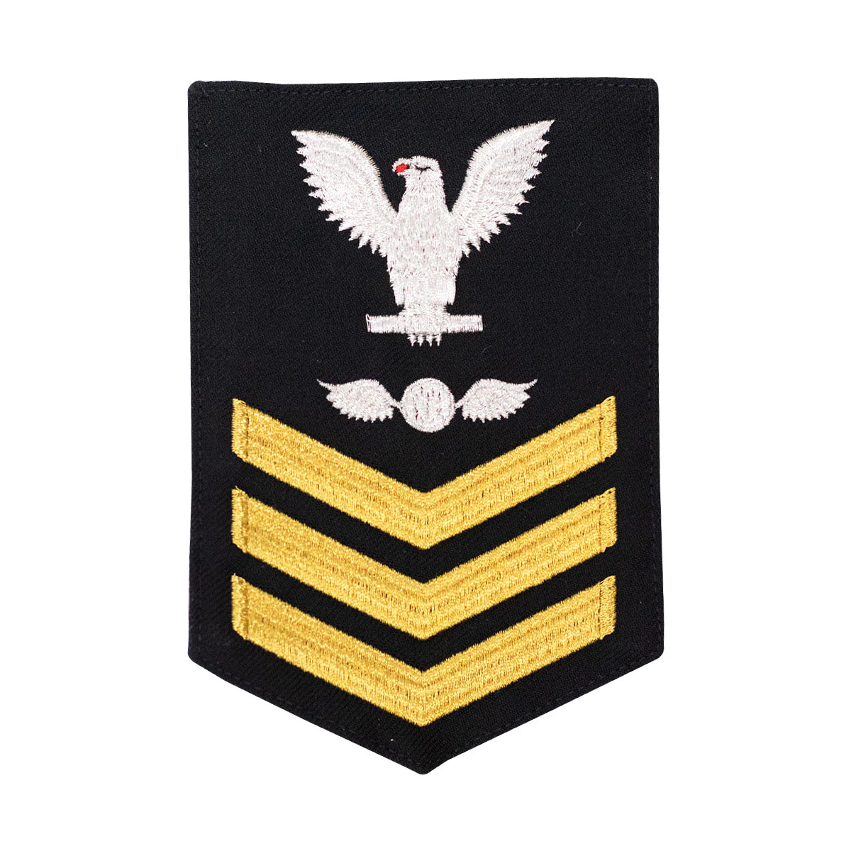 Navy E6 MALE Rating Badge: Aviation Electrician's Mate - blue - Image 2