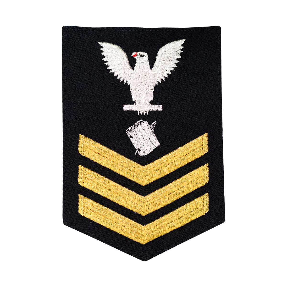 Navy E6 MALE Rating Badge: Personnelman - blue - Image 2