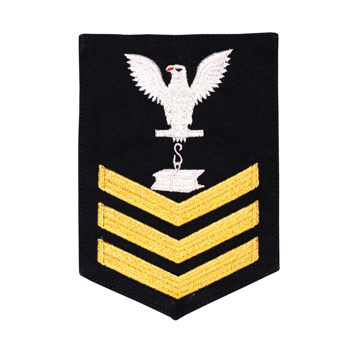 Navy E6 MALE Rating Badge: Steelworker - blue - Image 2