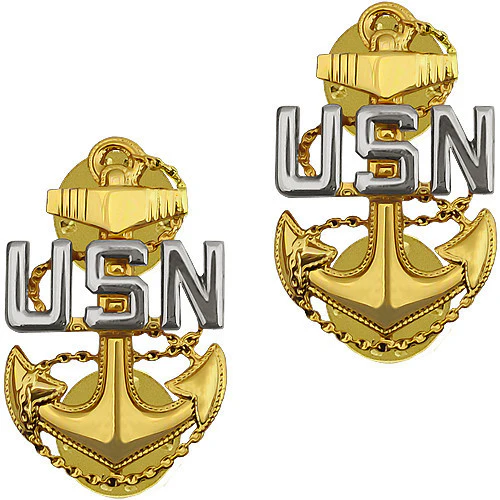Navy Coat Device: E7 Chief Petty Officer