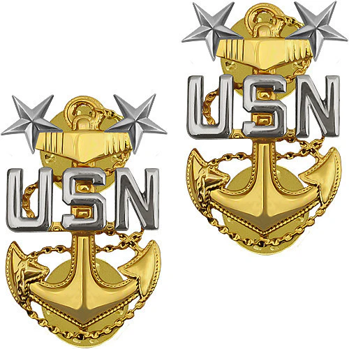 Navy Coat Device: E9 Chief Petty Officer: Master