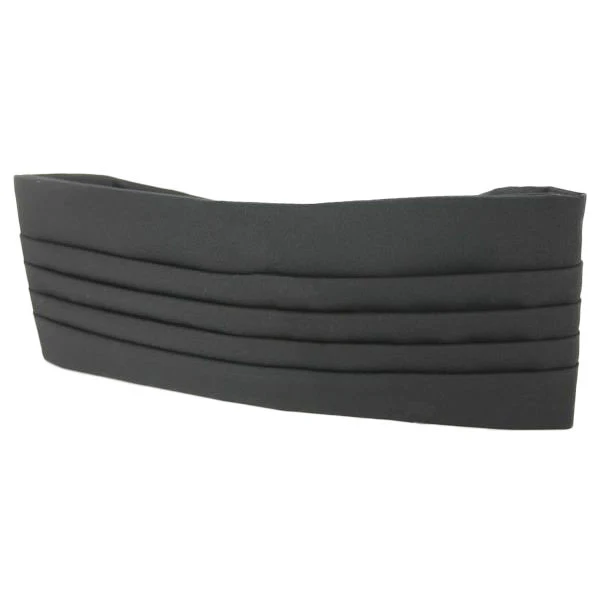 Navy Cummerbund: Black - female