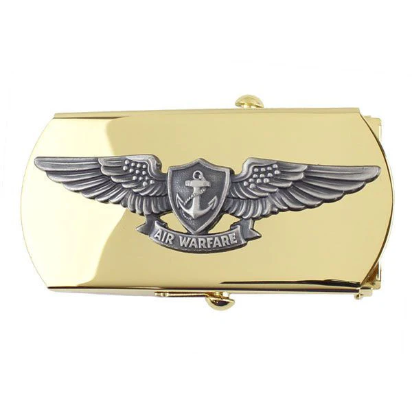 Navy Belt Buckle: Aviation Warfare Chief Petty Officer