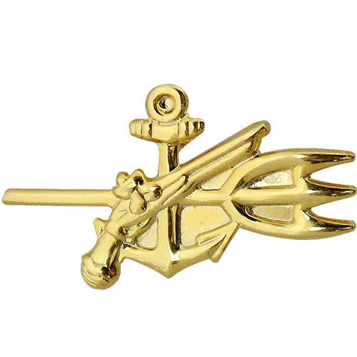 Navy Collar Device: Special Warfare Warrant Officer - gold