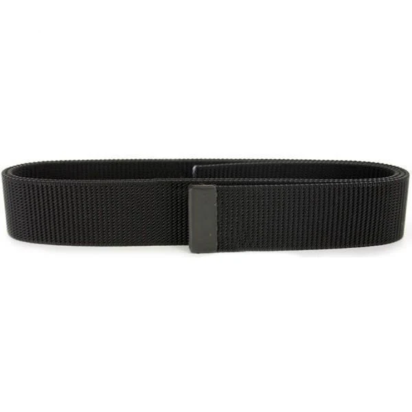 Navy Belt: Black Nylon with Seabee Black Tip - male