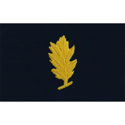 Navy Embroidered Collar Device: Medical Service - coverall